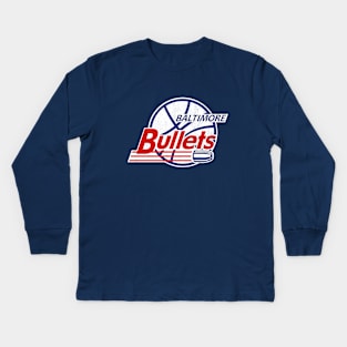 Original Baltimore Bullets Basketball 1963 Kids Long Sleeve T-Shirt